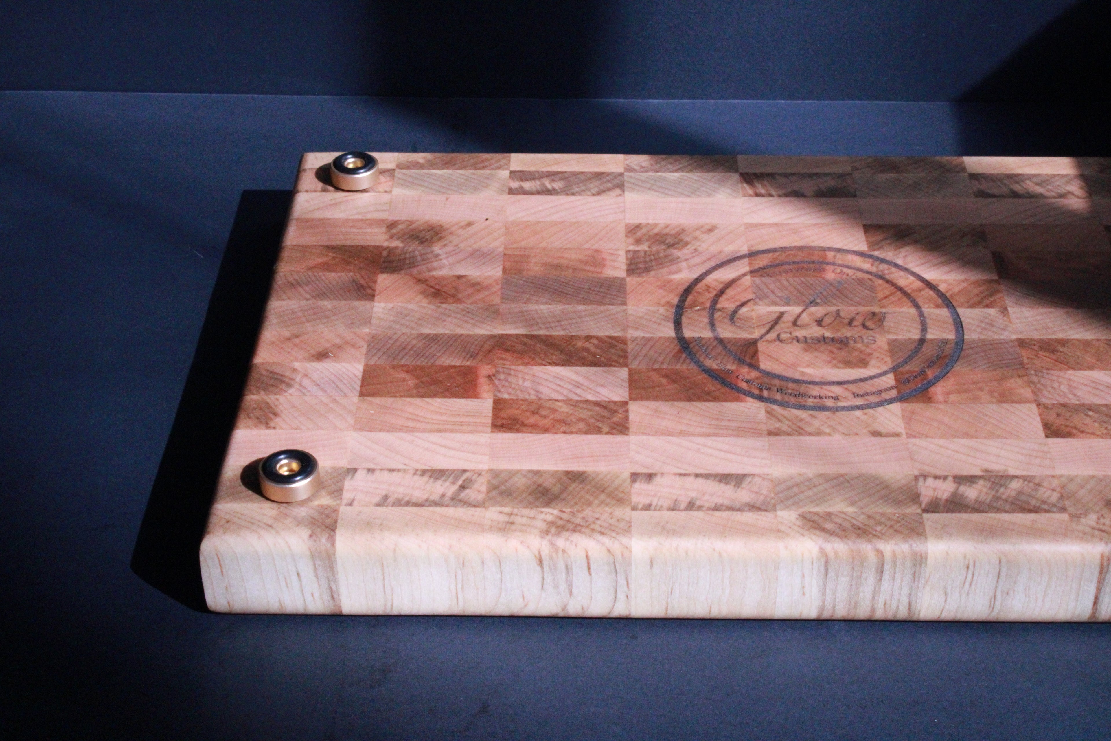 Custom Spalted Maple End Grain Cutting Board
